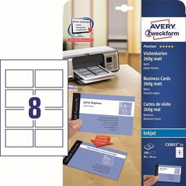 Avery Etikett CARD 85X54mm produktfoto