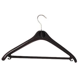 Unilux Kleiderbügel, Kleiderhaken, Formbügel, Kunststoff, schwarz, 20 Stück Artikelbild