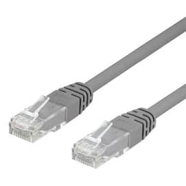 Kabel DELTACO nettverk Cat6 3m grå produktbilde