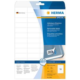 Herma Etiketten Movables, wiederablösbar, weiß, 52,5x21,2mm, 1400 Stück Artikelbild
