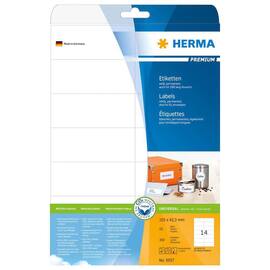 Herma Premium Etiketten, A4, weiß, 105x42,3mm, 350 Stück Artikelbild