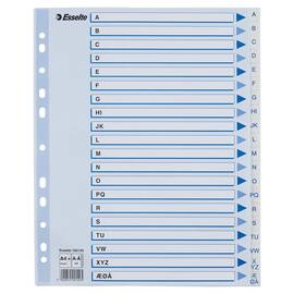 Register ESSELTE A4 plast maxi A-Å hvit produktbilde