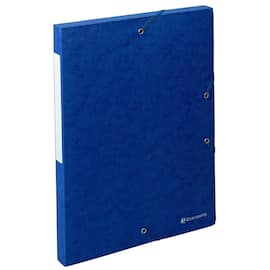 Exacompta Dokumentenbox Exabox, Sammelbox mit Gummi, Manilakarton, A4, 25mm, blau, 1 Stück Artikelbild