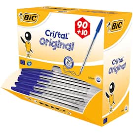 BIC® Cristal®Original Kugelschreiber, blau, Vorteilspack 90+10 gratis Artikelbild