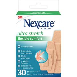 Nexcare Pflaster ultra stretch, verschiedene Größen, braun, 30 Stück pro Packung Artikelbild