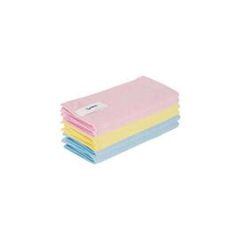 Lyreco Microfasertuch, Staubtuch, Reinigungstuch, alle Oberflächen, 40x40cm, farblich sortiert, 6 Stück pro Packung Artikelbild
