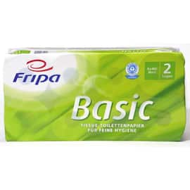 Fripa Toilettenpapier Basic, WC-Papier, 2-lagig, 250 Blatt, 10x12cm, weiss, 48 Rollen pro Packung Artikelbild