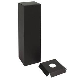 Flaschenkarton Santorin für 1 Flasche stehend, mit Einlage, 100x100x330mm, schwarz, 25 Stück Artikelbild