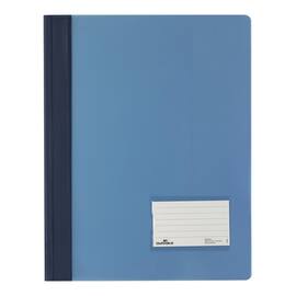 Durable Schlaufenhefter DURALUX®, Folie, transluzenter Vorderdeckel, A4, blau, transluzent, 1 Stück Artikelbild