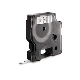 Dymo Schriftband, Weiß, Druck: Schwarz, 6 mm Artikelbild