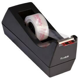 Scotch® Tischabroller für Klebeband bis 19mmx33m, schwarz, + 1 Rolle Scotch® Crystal Clear Tape Artikelbild