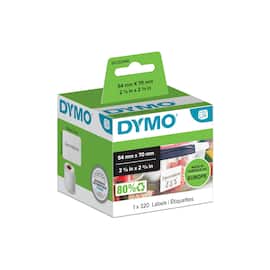Dymo Etiketten 70x54 mm (320 Stück), Weiß Artikelbild