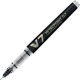 Pilot Begreen Bläckkulpenna, Begreen Hi-Tecpoint V7 rollerballpenna med stift, tunn spets på 0,7 mm, svart produktfoto