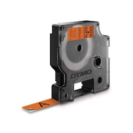 Dymo Tape Durable D1 12mm svart på ora. produktfoto