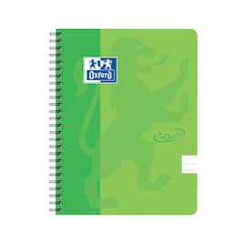 Notatbok OXFORD Touch A5+ 90g lin grønn produktbilde