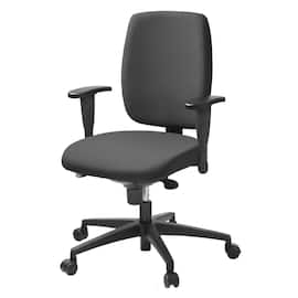 LANAB DESIGN Kontorsstol LD6135 grå m armstöd produktfoto