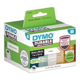 Etikett DYMO Durable 25mm x 89mm (700) produktbilde