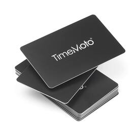 TimeMoto TM-100 RFID-Karten, Zeiterfassungskarten, Zeitsystem-Chip, Zeiterfassungssystem, schwarz, 25 Stück Artikelbild