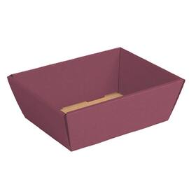 Geschenkkorb ''Brüssel'' M, Präsentkorb, bordeaux, 335x195x100mm, 25 Stück Artikelbild