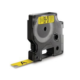 Dymo Schriftband, Gelb, Druck: Schwarz, 12 mm Artikelbild