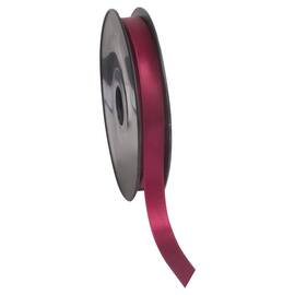 Satinband schmal, Geschenkband, Textilband, bordeaux, 15mm x 50m, 5 Rollen Artikelbild