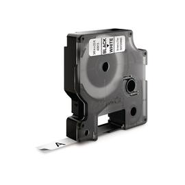 Dymo Schriftband, Weiß, Druck: Schwarz, 9 mm Artikelbild