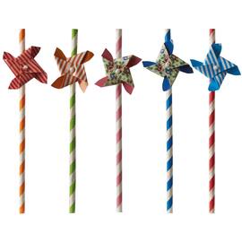 Sugerør PAPSTAR 20cm assortert (50) produktbilde