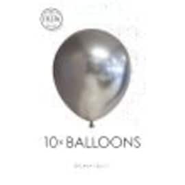 Ballonger  speil-sølv (10) produktbilde