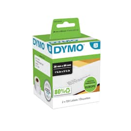 Etikett DYMO adresse 89x28mm (2x130) produktbilde