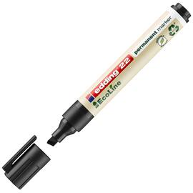 edding Permanentmarker 22, EcoLine, nachfüllbar, Keilspitze, 1-5 mm, schwarz Artikelbild