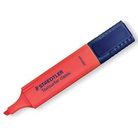 Staedtler Textsurfer classic, Hightligher, Textmarker, Leuchtstift, Leuchtmarker, nachfüllbar, rot Universal Keilsp. Artikelbild