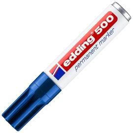 edding Permanent-Marker 500, Keilspitze, Blau Artikelbild