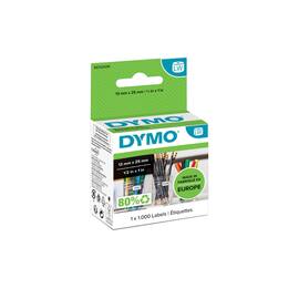 Dymo S0722530 LW universaletiketter, svart text på vit botten, 25 x 13 mm produktfoto