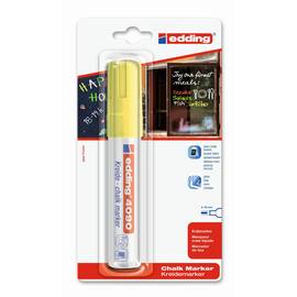 edding Windowmarker 4090, Kreidemarker, Fenstermarker, Keilspitze, gelb, 1 Stück Artikelbild