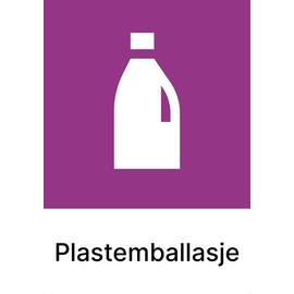 Kildesorteringsetikett Plast A5 produktbilde