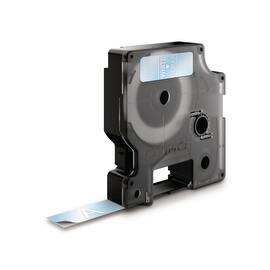 Dymo D1 Standardetiketten, Schriftbandkassette, 12mm, weiss auf farblos, 1 Stück Artikelbild