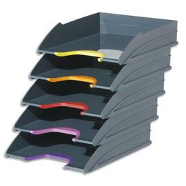 Durable Briefkorbset VARICOLOR®, 5 Fächer, C4, grau, 1 Set Artikelbild