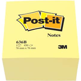 Post-it® Notes Haftnotizen-Würfel, 76x76 mm, Pastellgelb Artikelbild
