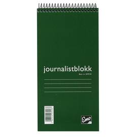 Journalistblokk EMO 105x210mm 100bl lin produktbilde