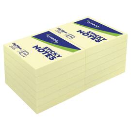 Lyreco Notes sticky 75x75 100b gul produktfoto