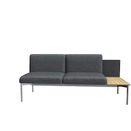 deNord Design Soffa Sona 2-sits SO/251/N/24/L grå produktfoto