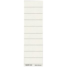Leitz Reitereinlagen 1901, Sichtreitereinlagen aus Papier, weiss, 60x21mm, 100 Stück Artikelbild
