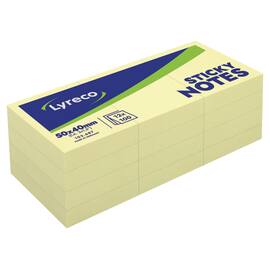 Notatblokk LYRECO 50x40 gul (12) produktbilde