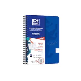 Notatbok OXFORD Touch A5+ 90g linjer blå produktbilde