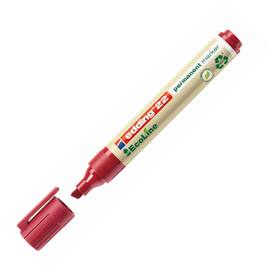 edding Permanent-Marker EcoLine 22, Keilspitze, rot, 1 Stück Artikelbild