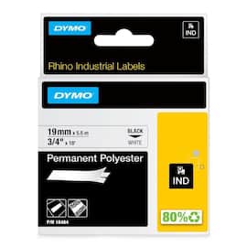 Tape DYMO Rhino permanent 19mmx5,5m hvit produktbilde