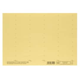 Elba Reitereinlagen 83582 4-zeilig 58x18 mm gelb, 50 Stück Artikelbild