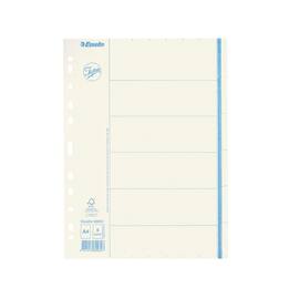 Jopa Pappersregister, otryckt, kraft, 5 delar, A4, vit produktfoto