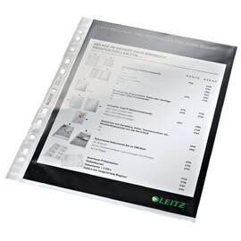 Leitz Prospekthülle A4, oben offen, glasklar, Klarsichtfolie, Klarsichthülle, Sichthülle, 100 Stück Artikelbild