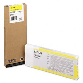 Epson Bläckpatron, T6064, UltraChrome, hög kapacitet, gul, singelförpackning, C13T606400 produktfoto